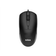 ratón nilox óptico usb-a 1200dpi negro (mousb1011)