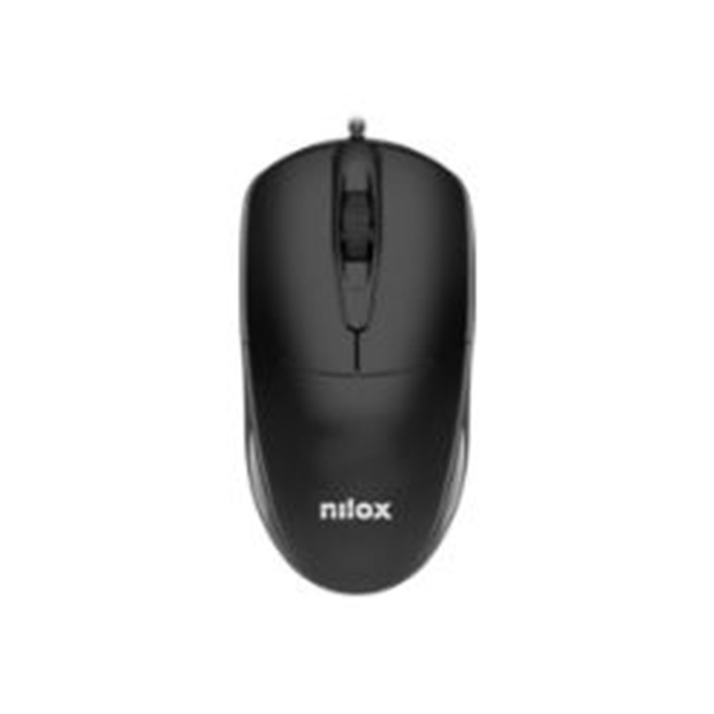 ratón nilox óptico usb-a 1200dpi negro (mousb1011)