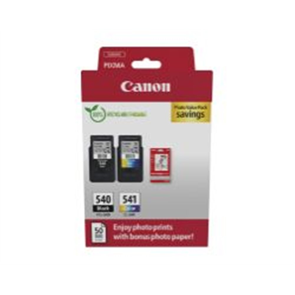 tinta canon pg-540/cl-541 + 50 hojas photo (5225b013)