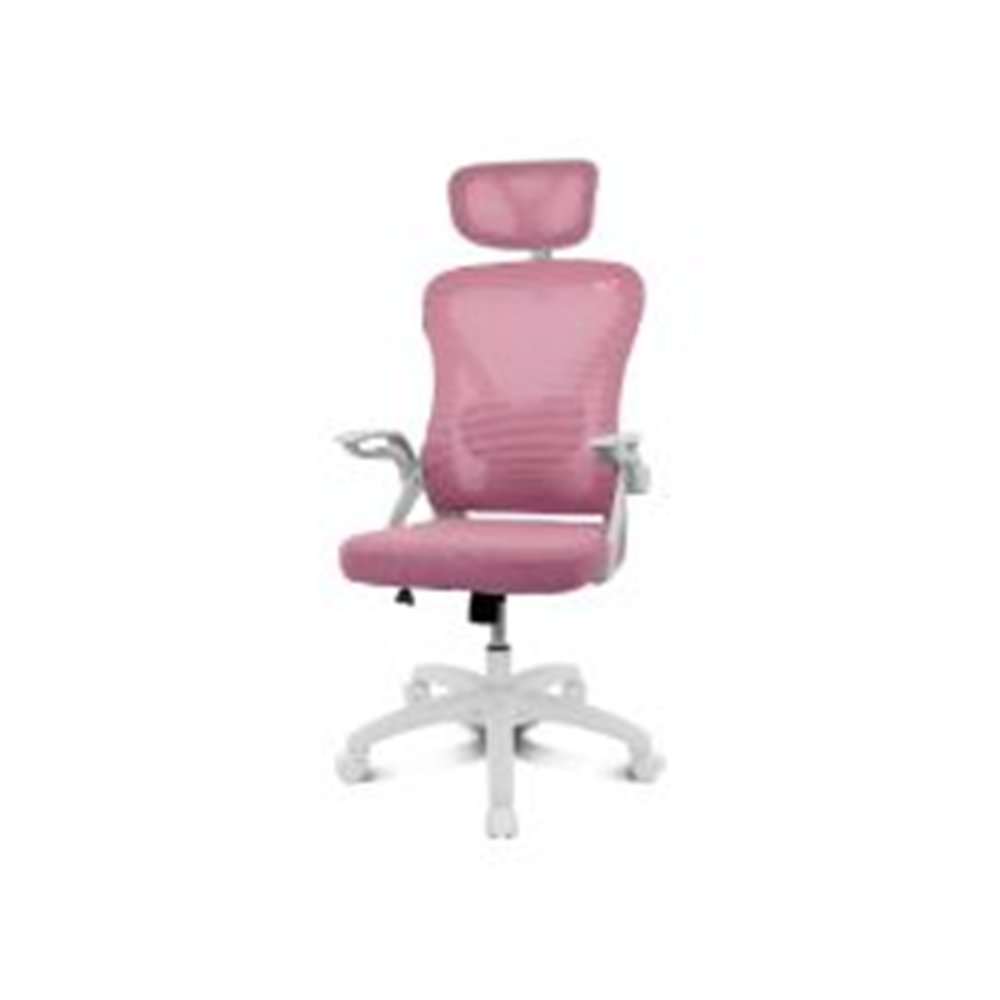 silla drift ergonómica blanco/rosa (drair35wp)