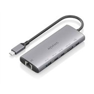 docking aisens 6en1 usb-c 4k/60hz gris (asuc-6p030-gr)