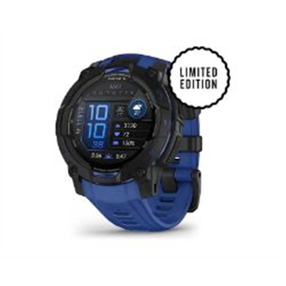 smartwatch garmin instinct 3 amoled azul(010-02936-03)