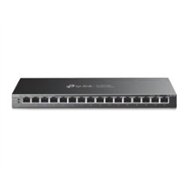 switch tp-link 16xrj45 gbe poe+ negro (tl-sg116p)