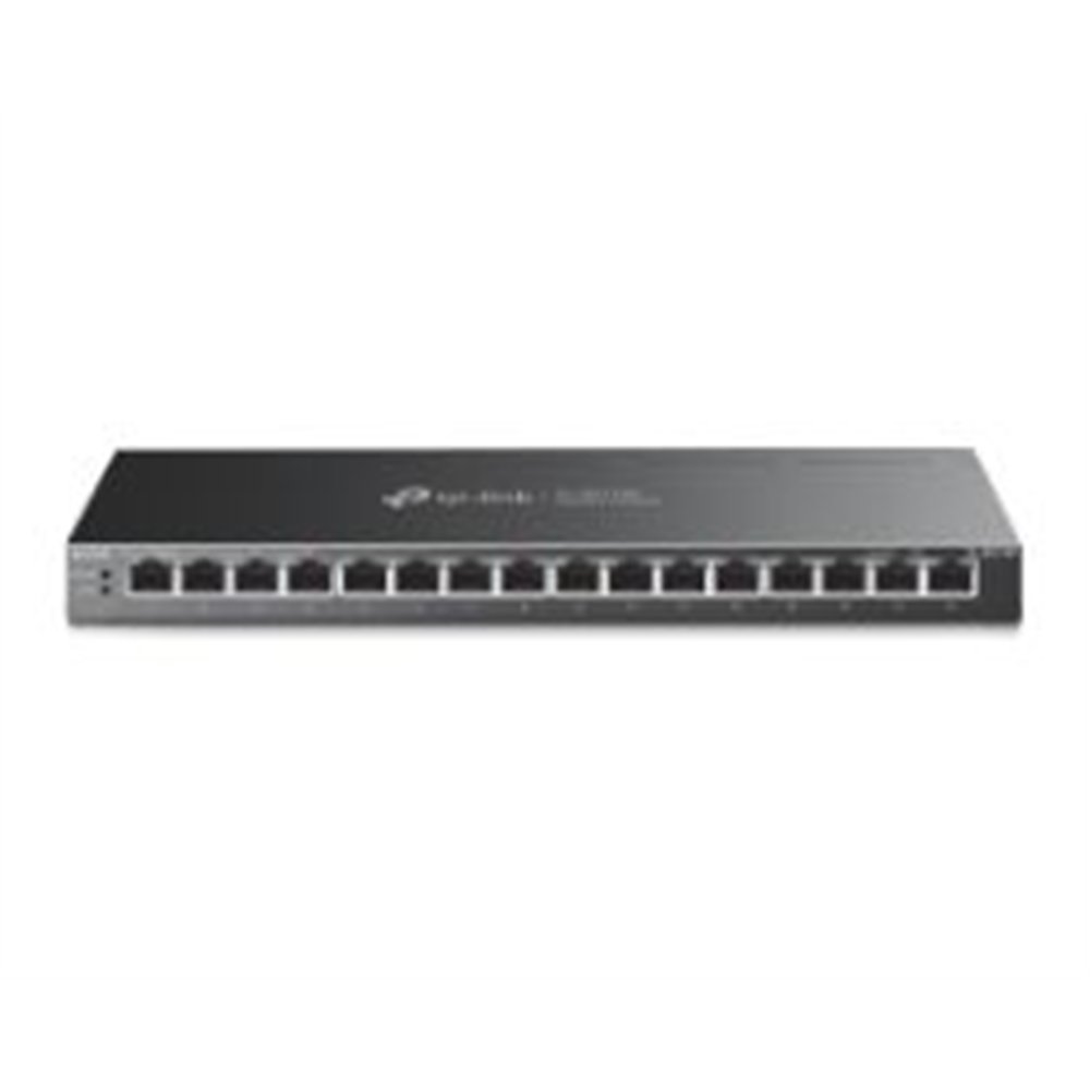 switch tp-link 16xrj45 gbe poe+ negro (tl-sg116p)