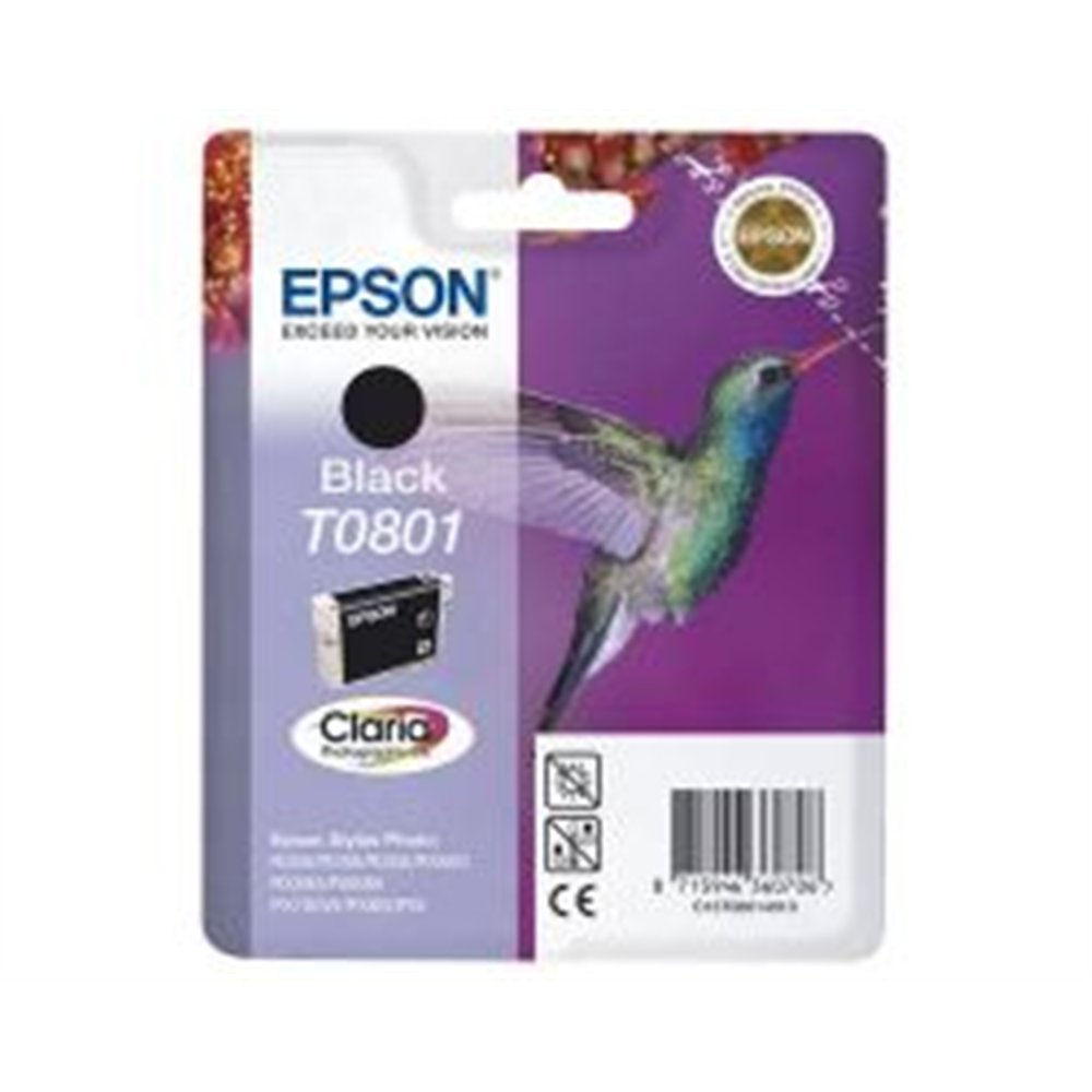 tinta epson t0801 negro photo 7.4ml (c13t08014011)