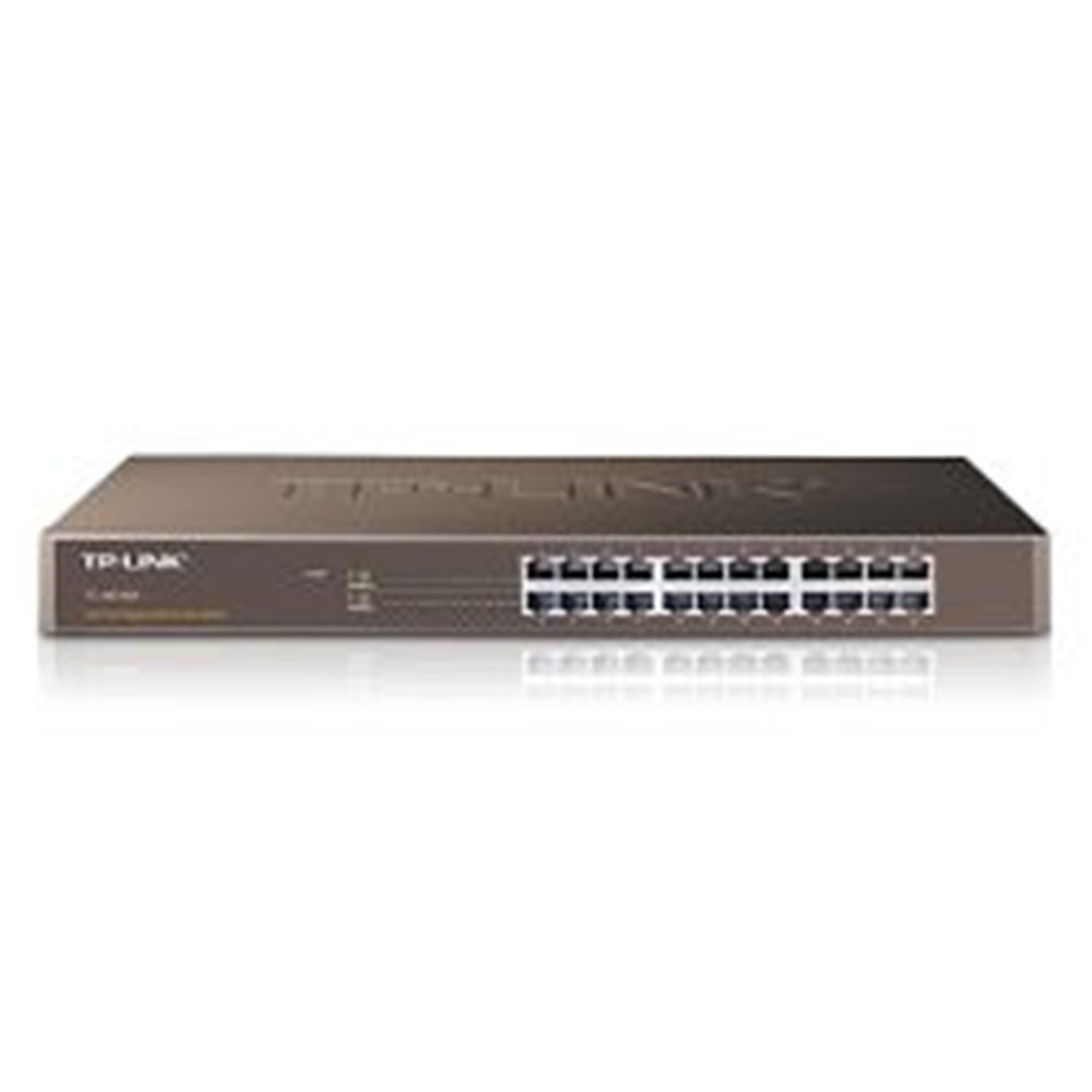 switch tp-link 24xrj45 gbe rack 1u negro (tl-sg1024)