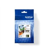 tinta brother pack negro/color 3000/1500 pág (lc426val)
