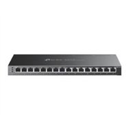 switch tp-link 16xrj45 gbe poe+ rack negro (tl-sg2016p)