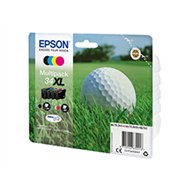 tinta epson 34xl pack negro/tricolor (c13t34764010)