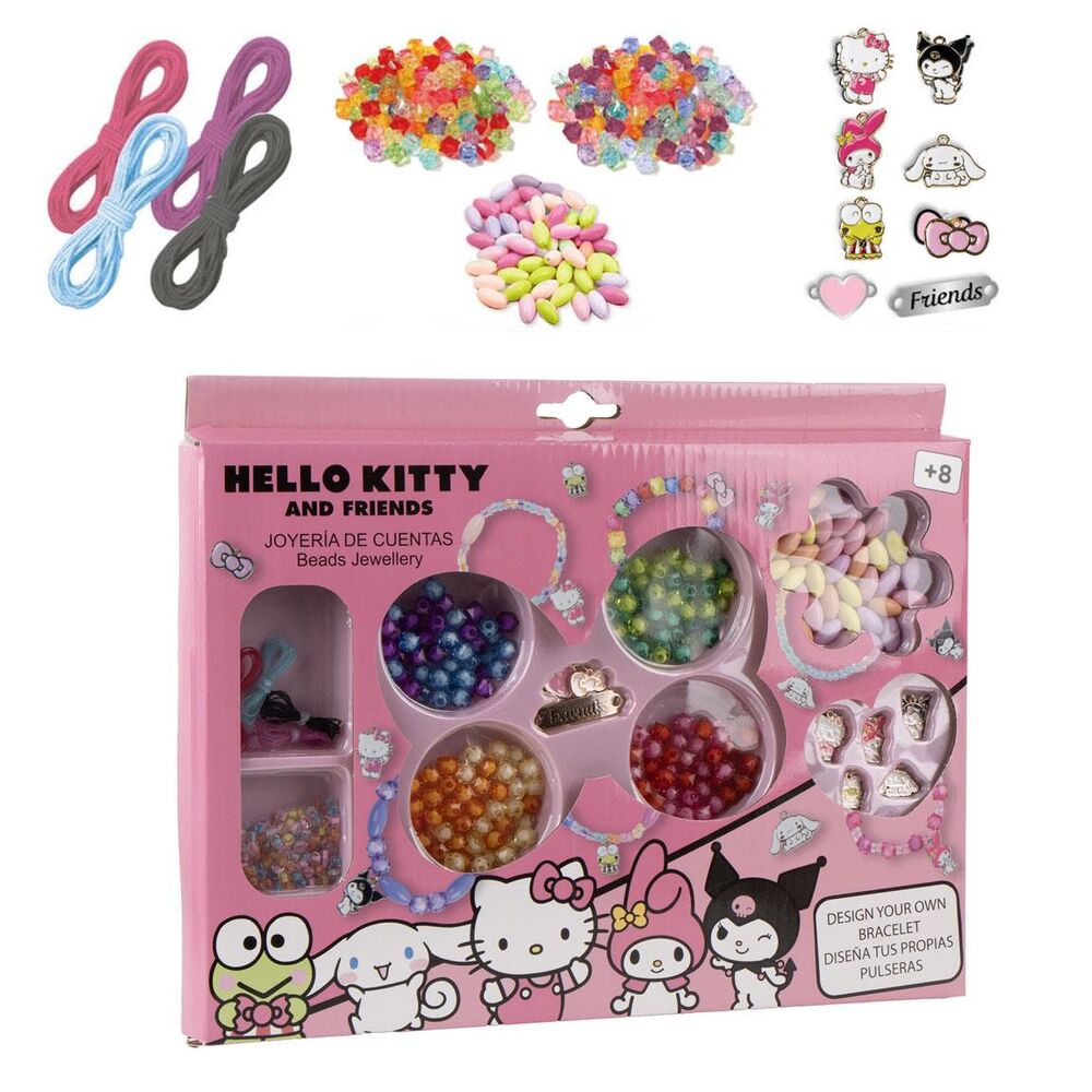 diseña tus propias pulseras hello kitty and friends