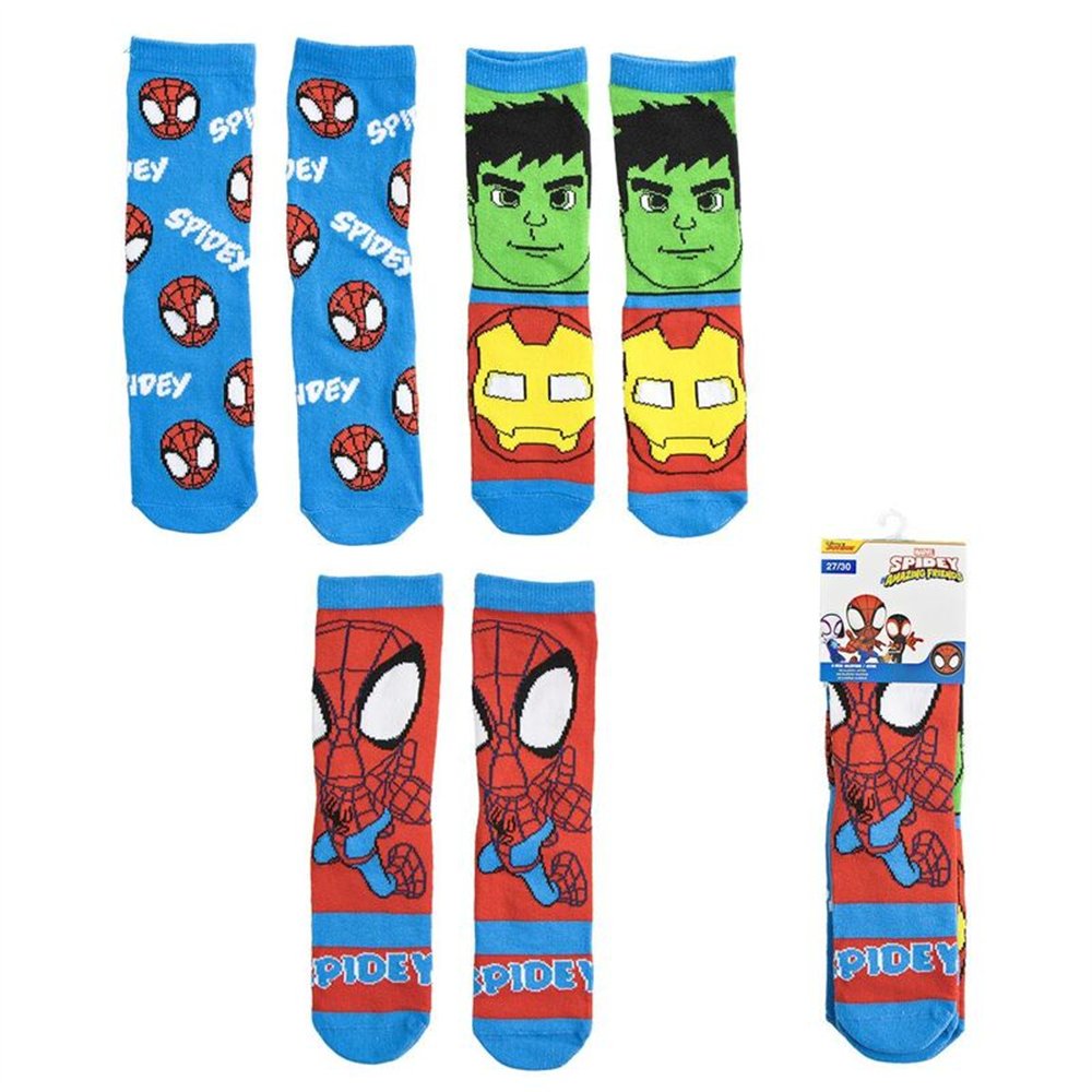 set 3 calcetines spidey marvel