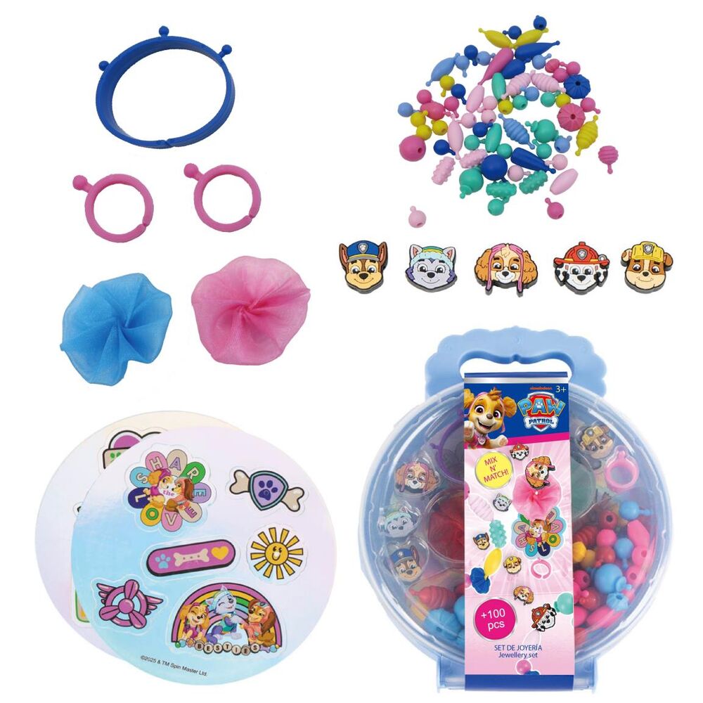 set joyero bisuteria patrulla canina paw patrol