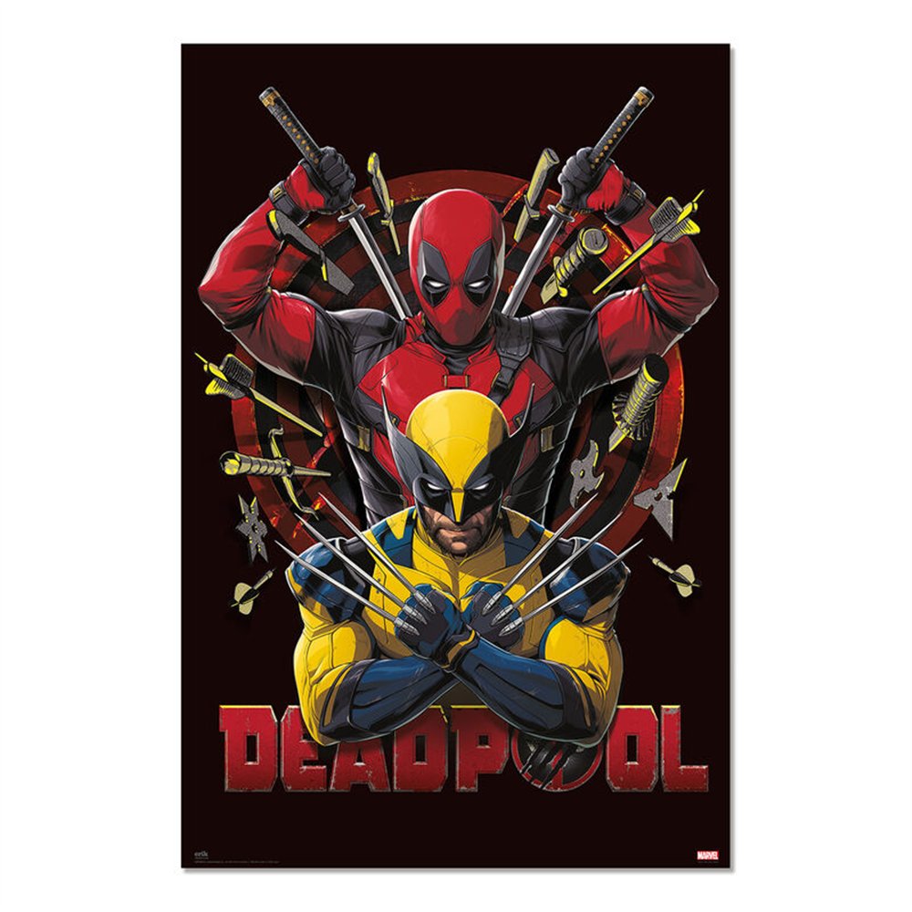 poster deadpool &38 lobezno marvel