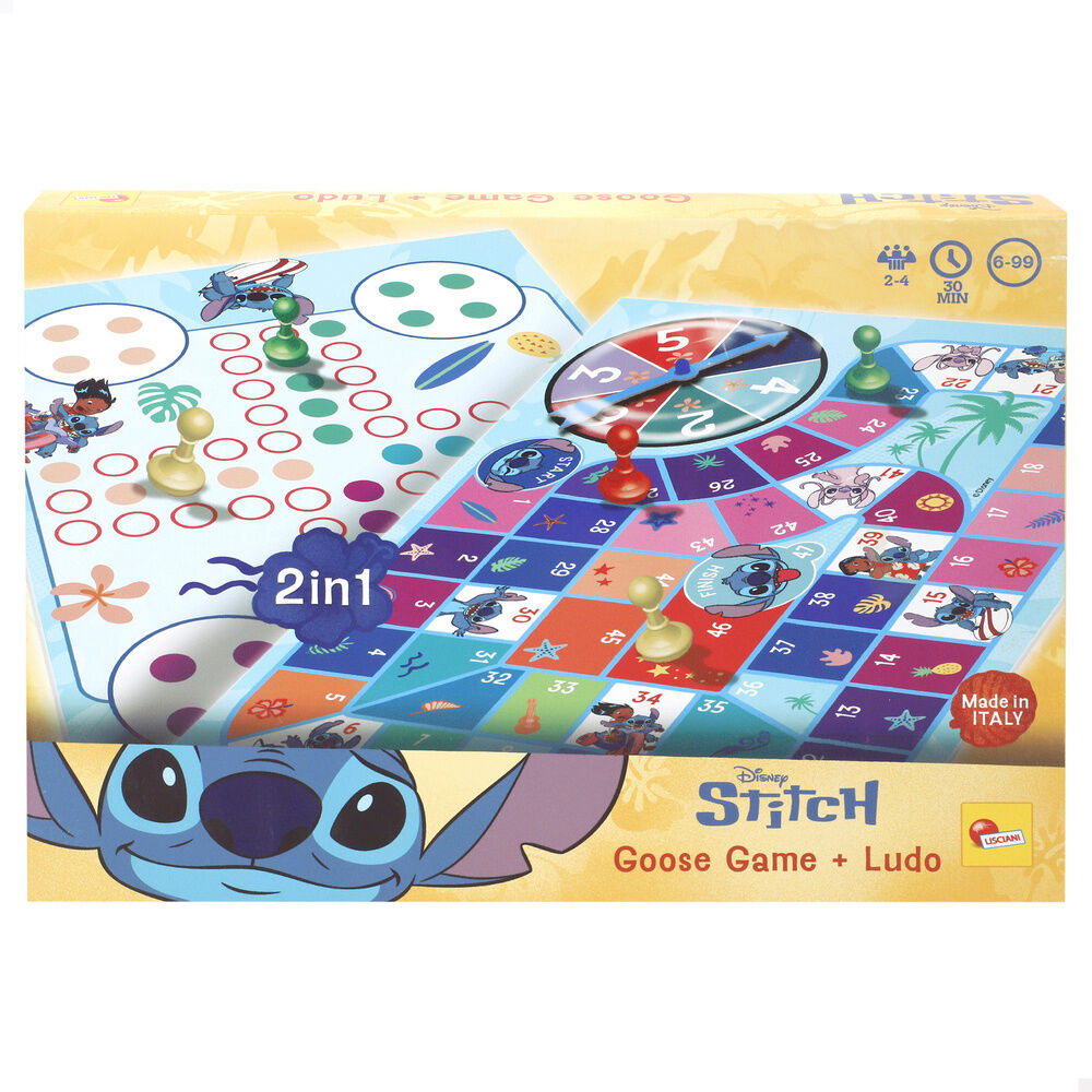 juego parchis y oca stitch disney
