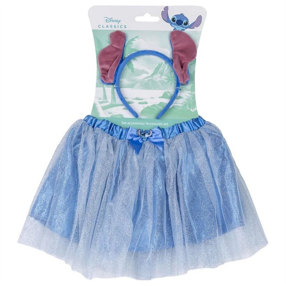 set diadema + tutu stitch disney