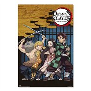 poster la casa de los tambores demon slayer kimetsu no yaiba