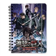 cuaderno a5 attack on titan