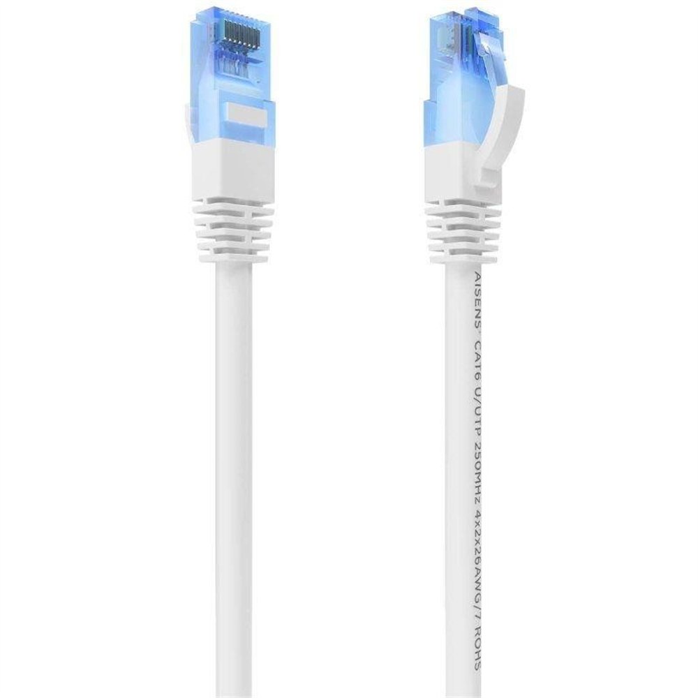 cable de red cat.6 utp 1m aisens white