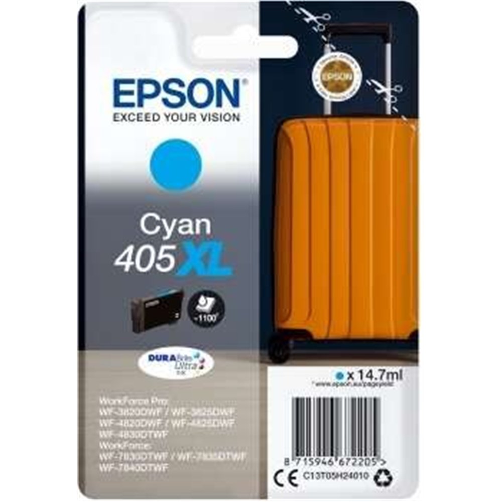 tinta epson c13t05h24010 t05h2 cyan 405xl