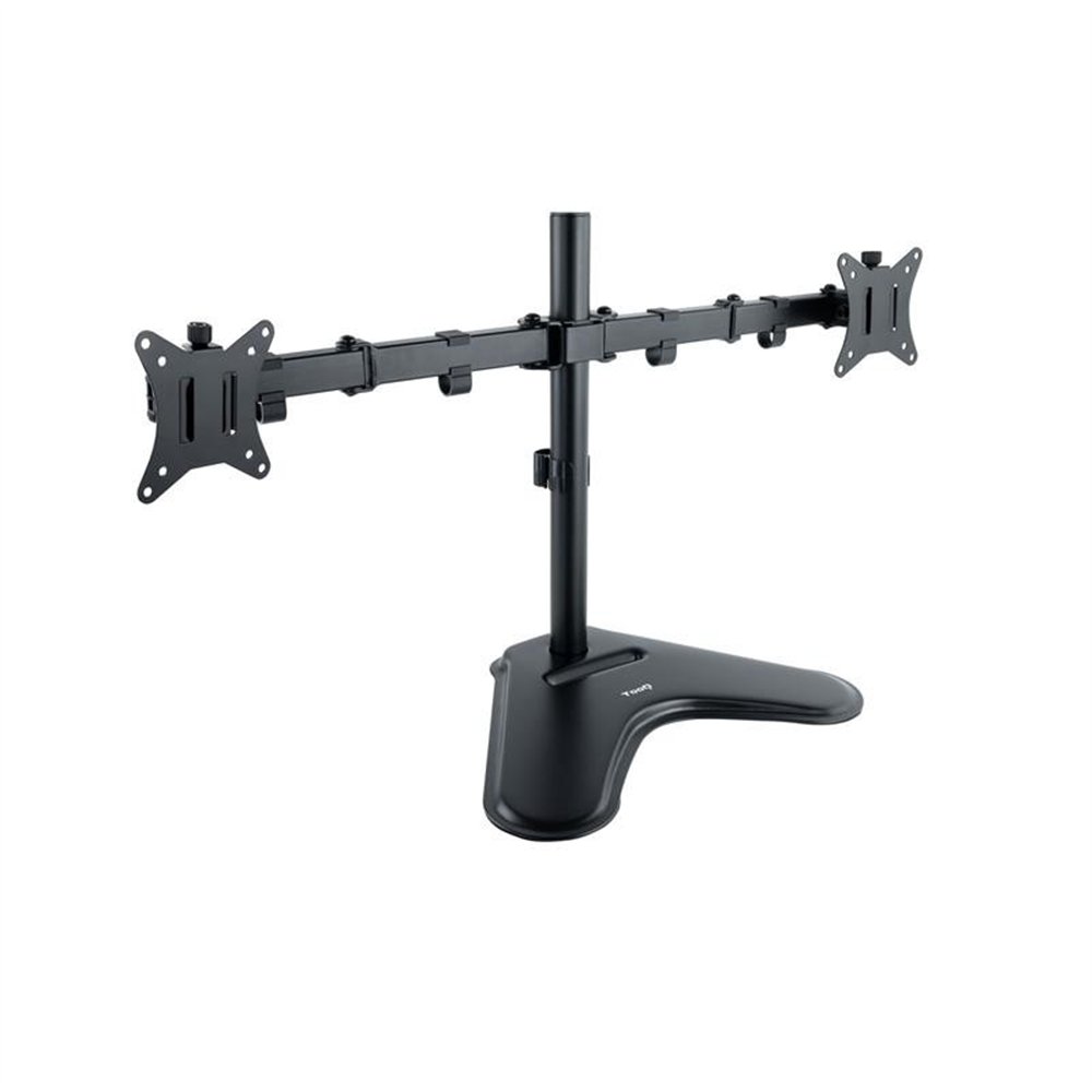 soporte de mesa monitor 2 tooq reg.altura gir. incl. 9kg black