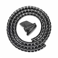 organizador de cable aisens 25mm 1m black