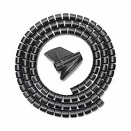 organizador de cable aisens 25mm 1m black