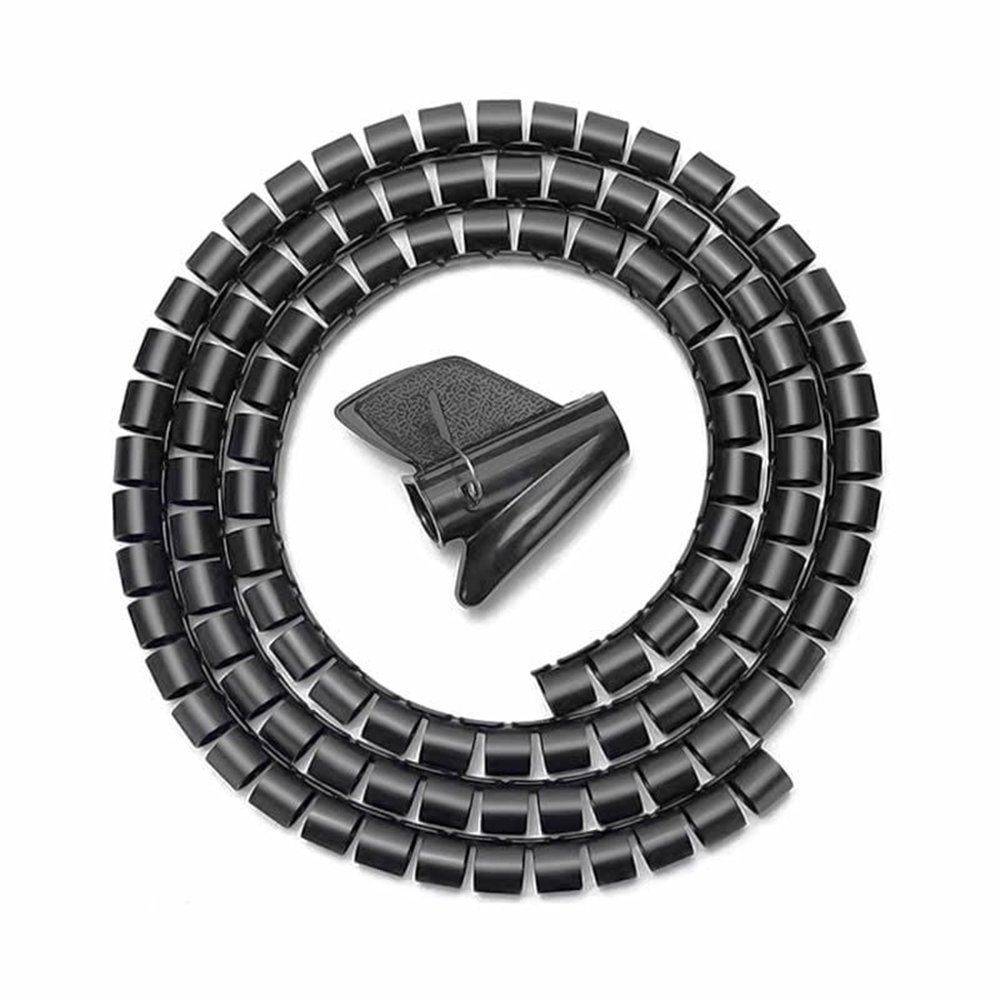 organizador de cable aisens 25mm 1m black