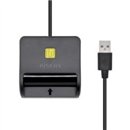 lector de tarjetas dni aisens dni + sim/microsd usb black