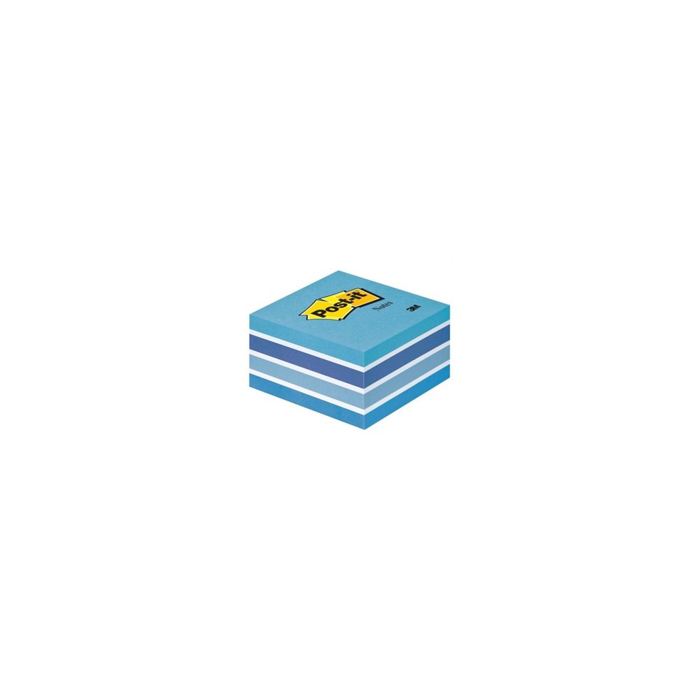 notas adhesivas post-it cubo 3m color azul pastel 450 hojas 2028-b
