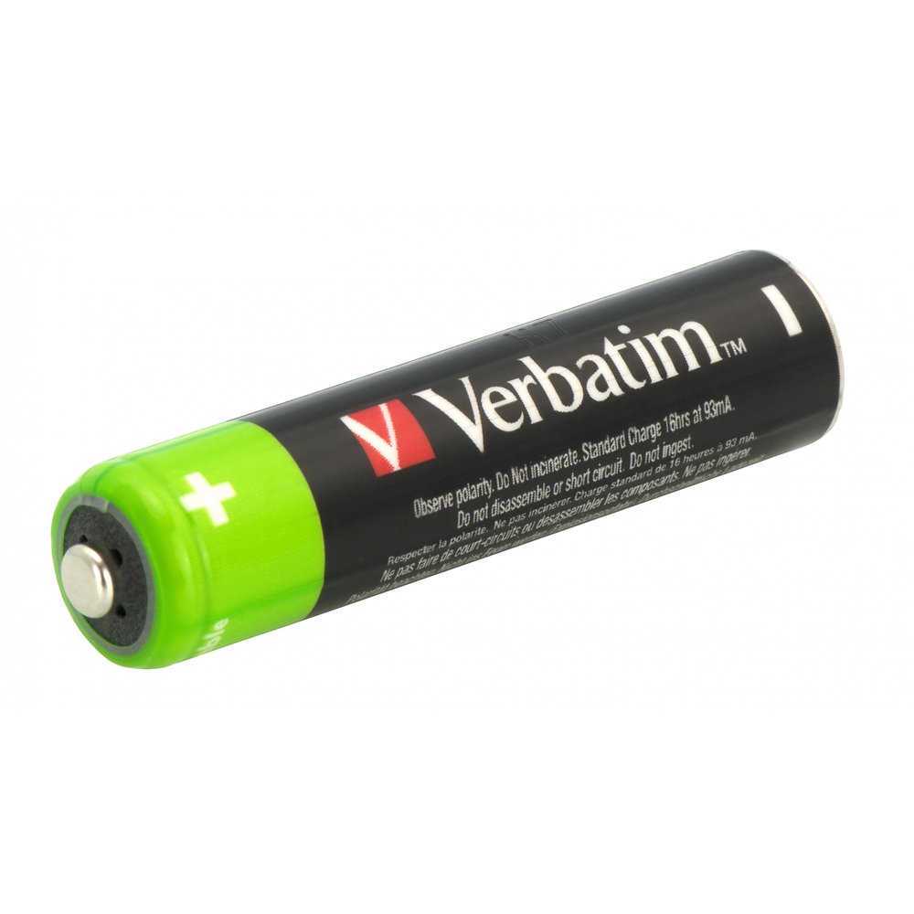 verbatim pilas recargables aaa premium