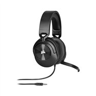 corsair hs55 stereo auriculares alã¡mbrico de mano juego carbono
