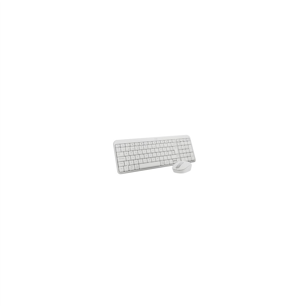 logitech 920-013544 teclado rf wireless + bluetooth espaã±ol blanco