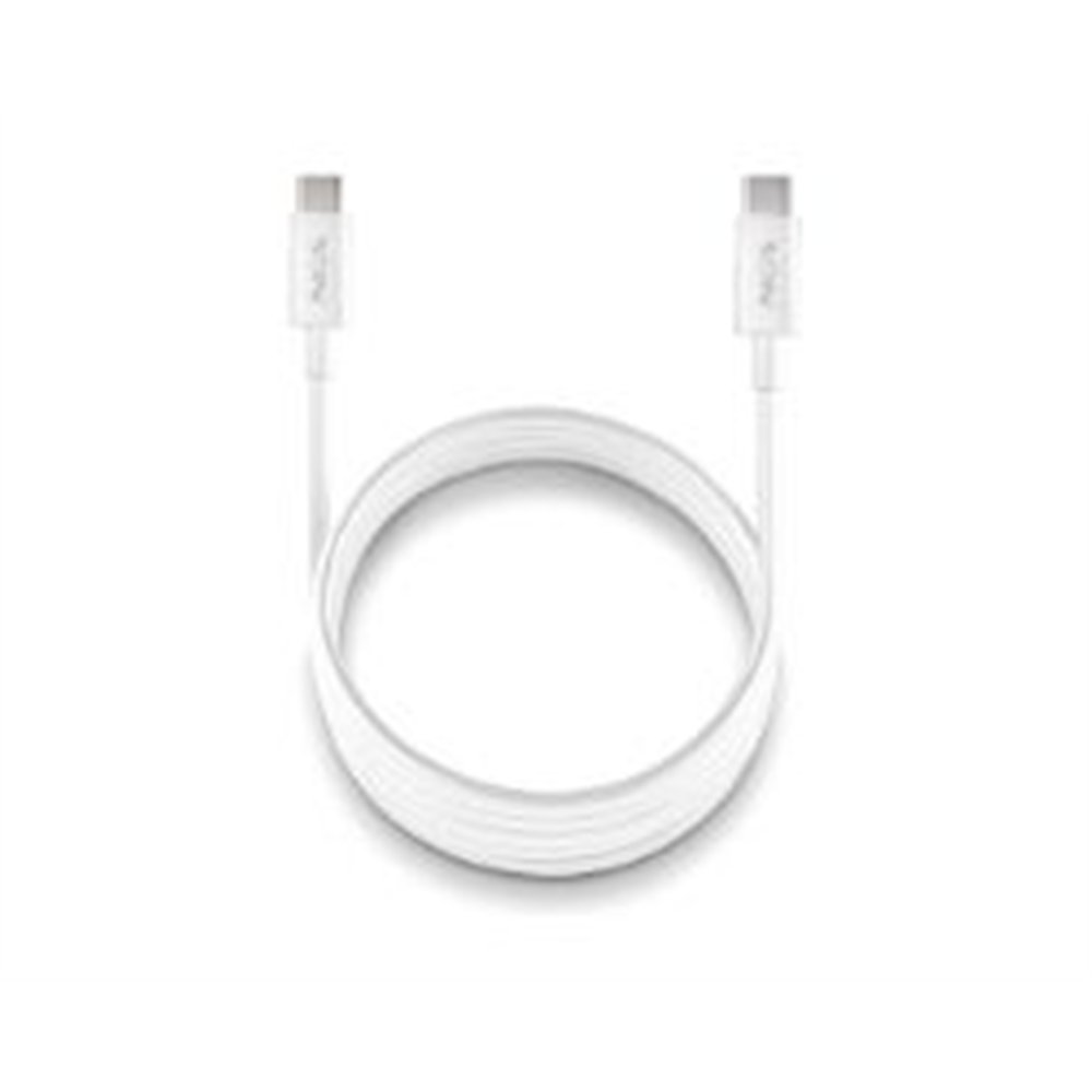 cable ngs usb-c a usb-c 60w 1m blanco (zyro60w-1white)
