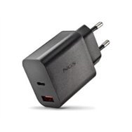cargador ngs era 30w 1usb-a 1usb-c negro (era30wblack)