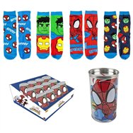 hucha 4 pares calcetines spidey marvel