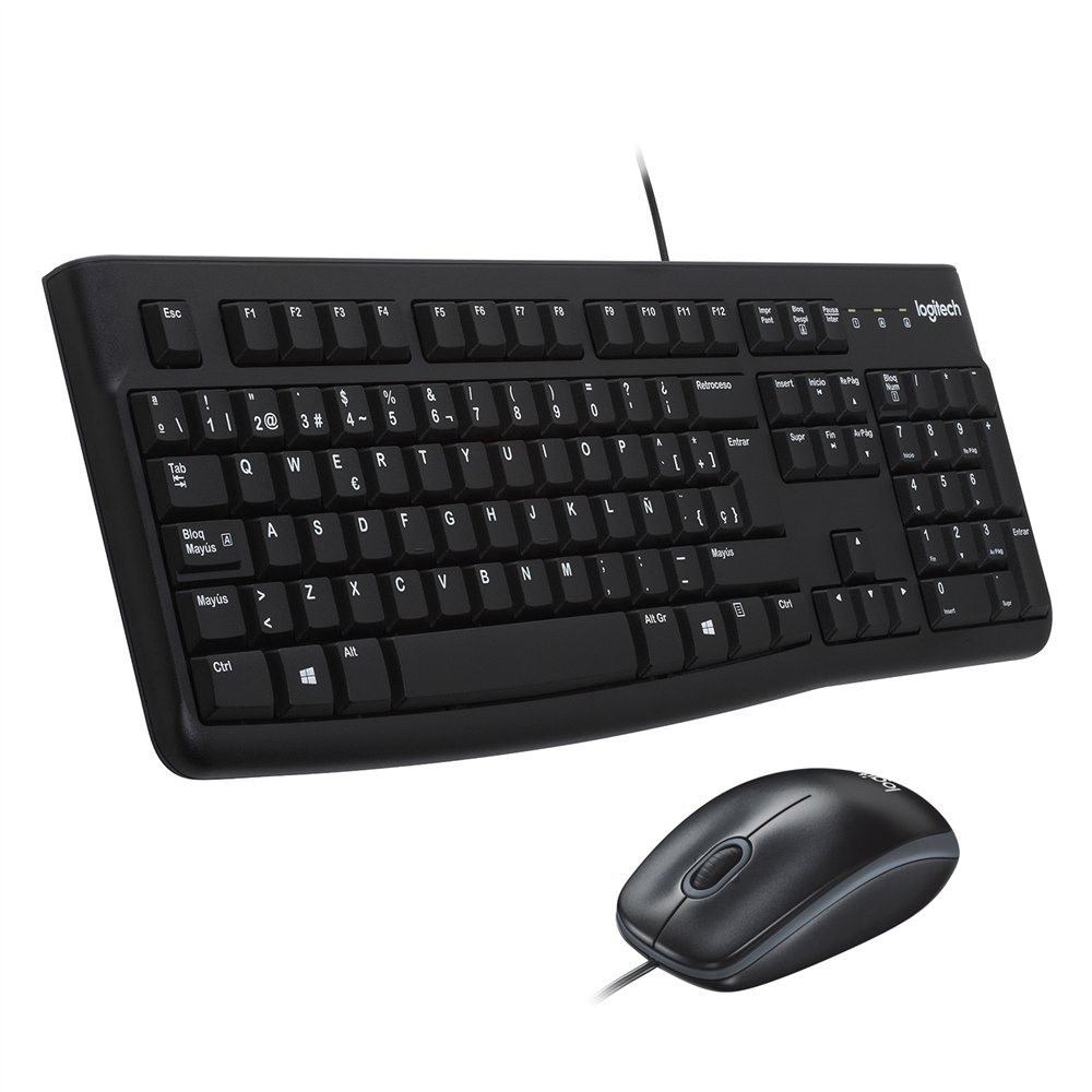 logitech desktop mk120 combo teclado y ratón