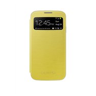 carcasa para samsung galaxy s4 view cover amarillo ef-ci950byegww