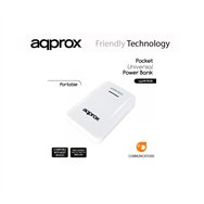 bateria externa approx 7800 mah 2a blanco apppb7800w*