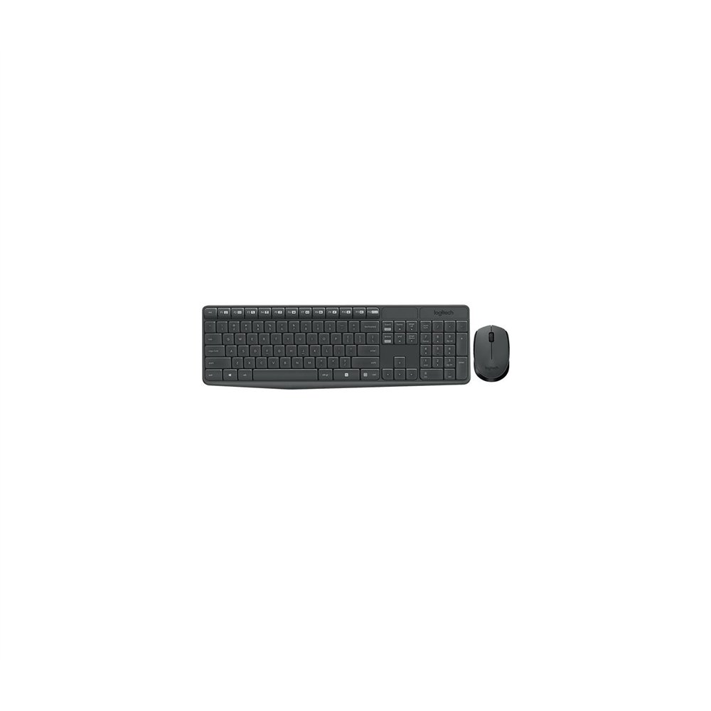 logitech teclado y raton wireless combo mk235