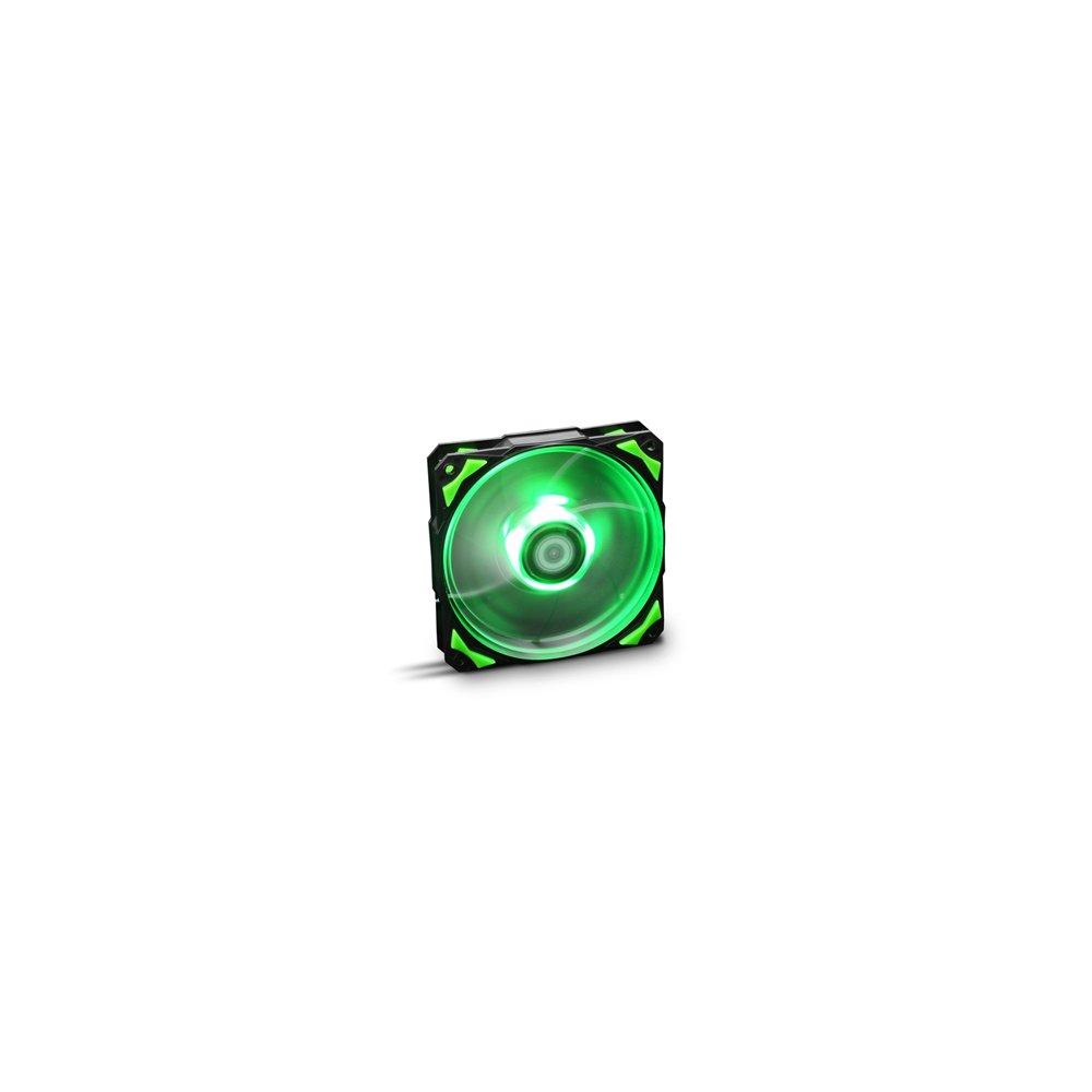 ventilador caja nox hummer h-fan 120 led verde nxhummerf120lg