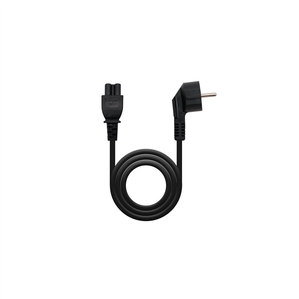 nanocable 10.22.0302 cable de alimentación trébol cee7 acodado macho a c5 hembra 1.5m