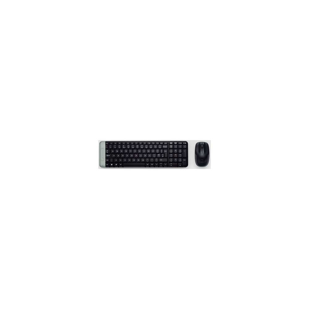 logitech mk220 teclado y raton en ingles wireless negro 920-003161