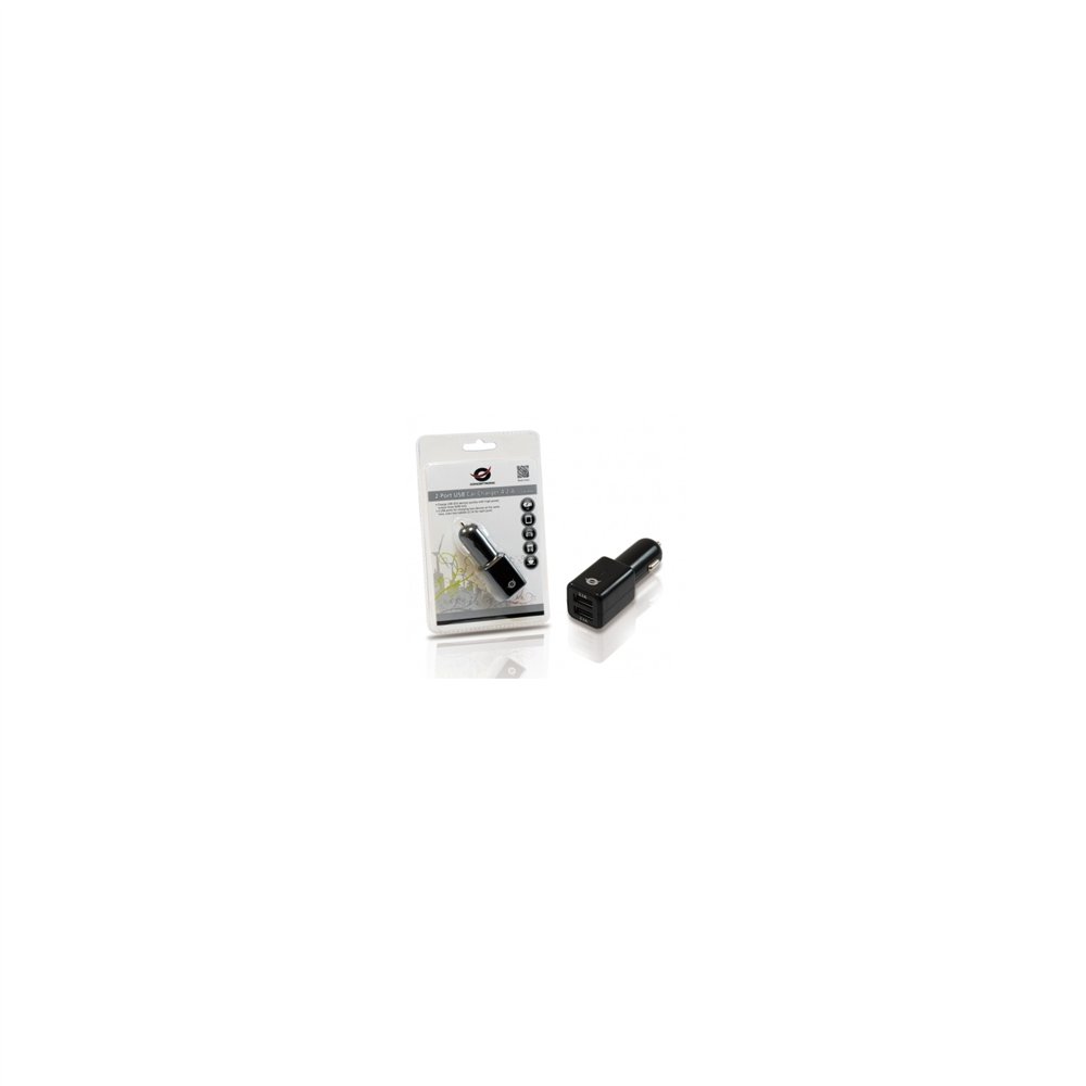 cargador coche conceptronic 2 usb 4.2a cusbcar4a