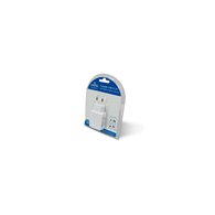 cargador leotec 5v 2a usb pared blanco lectabusbw