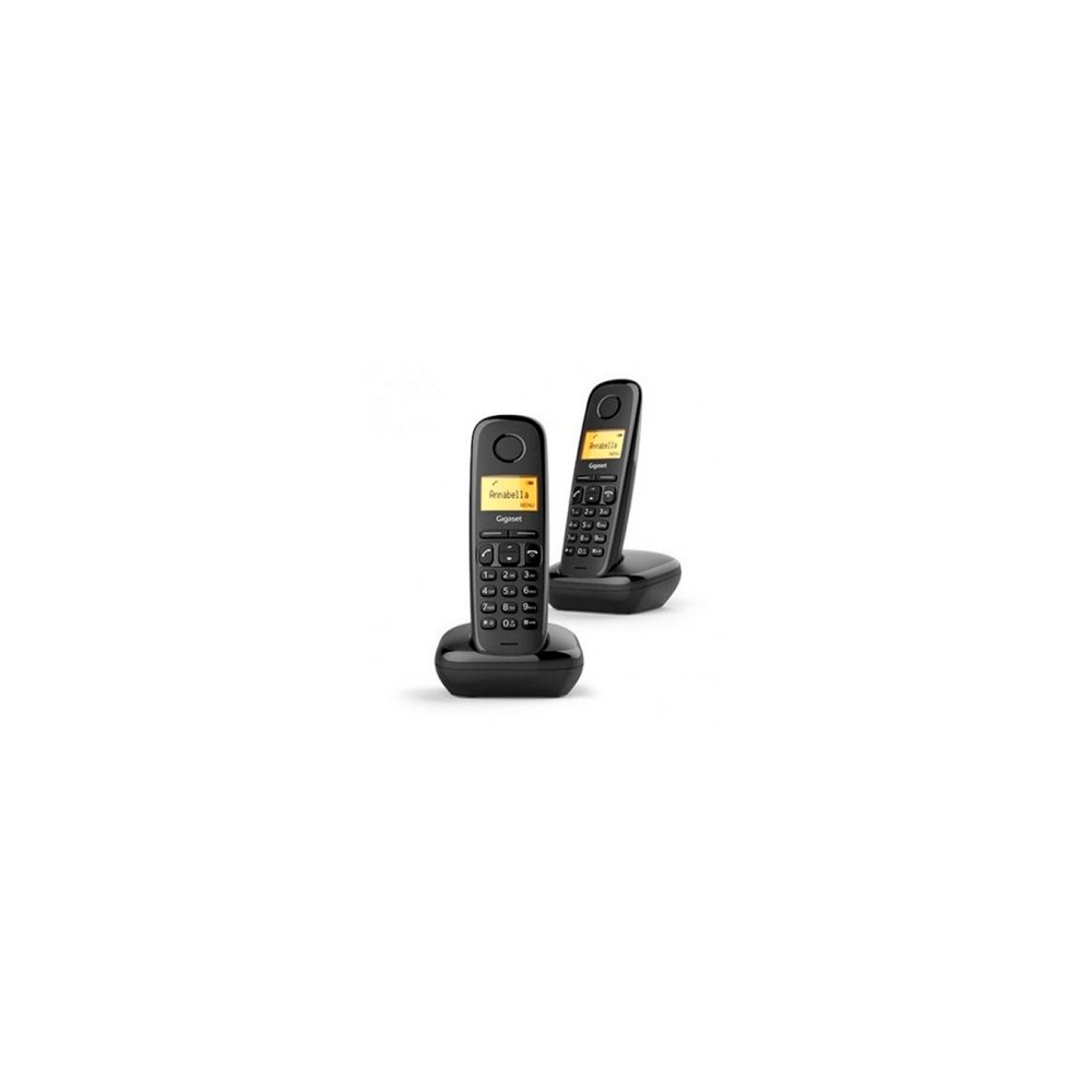 telefono inalambrico gigaset a170 duo negro l36852-h2802-d201