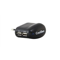 cargador usb pared coolbox usb ux2