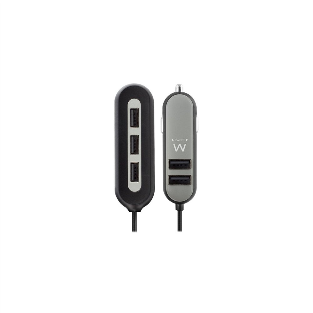 cargador coche 5 usb ewent ew1355