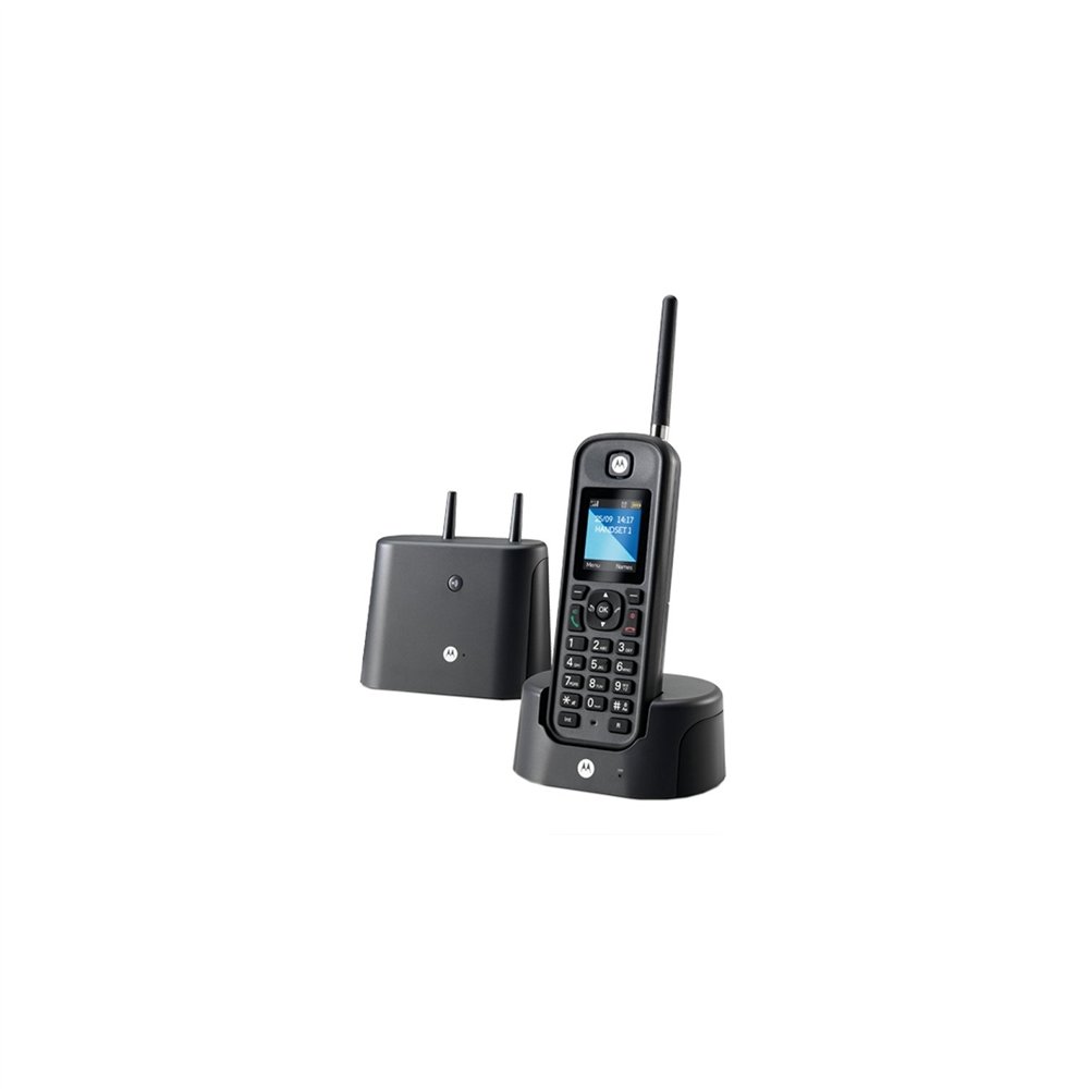 telefono motorola o201 dect largo alcance negro e52000x60t1gef03