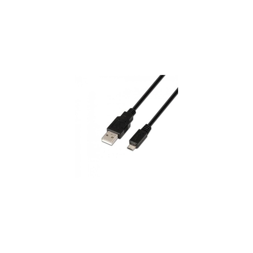 cable usb a m a micro usb b m 1.8mt aisens negro a101-0028