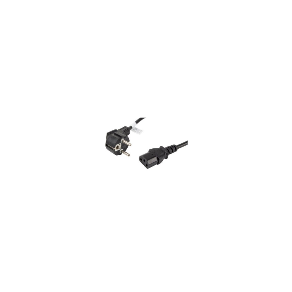lanberg ca-c13c-11cc-0030-bk cable de transmisión negro 3 m c13 acoplador cee7/7